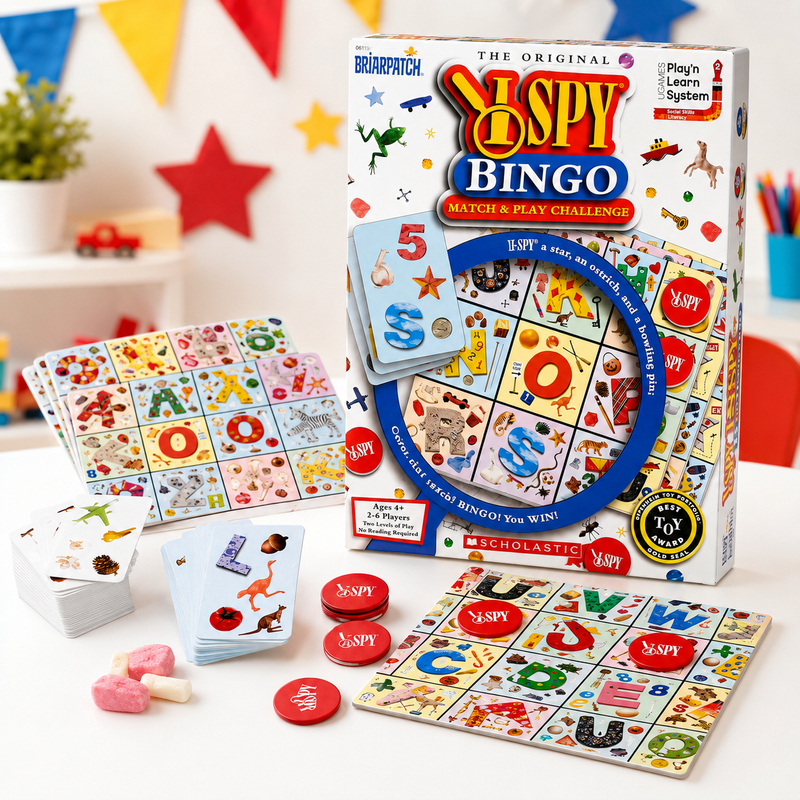 I SPY Bingo Game for Kids & Families | Ages 4+ - Boxful Events