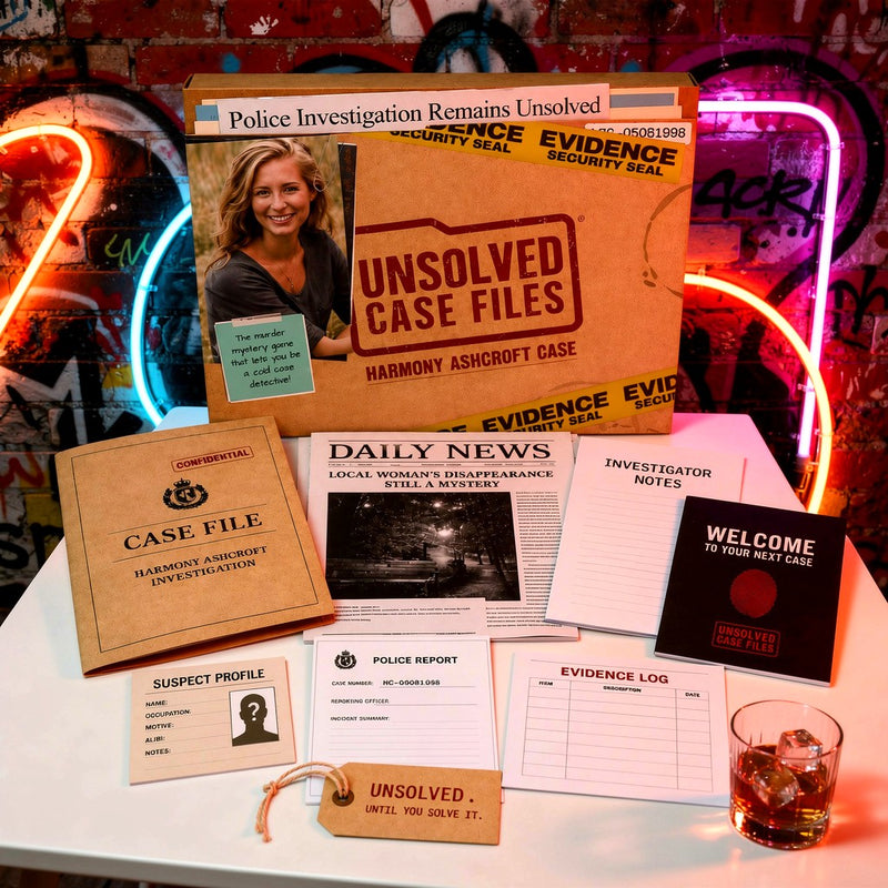 🔎 Murder Mystery & Escape Room Subscription | Free Shipping