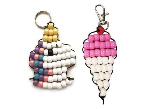 Keychain Craft Kit | 2 Pack | DIY Animal & Fun Designs - Boxful Events