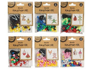 Keychain Craft Kit | 2 Pack | DIY Animal & Fun Designs - Boxful Events