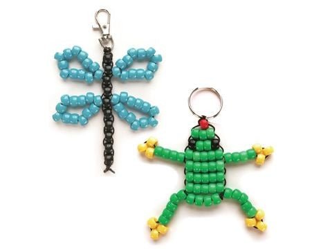 Keychain Craft Kit | 2 Pack | DIY Animal & Fun Designs - Boxful Events