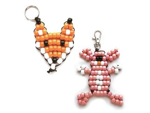 Keychain Craft Kit | 2 Pack | DIY Animal & Fun Designs - Boxful Events