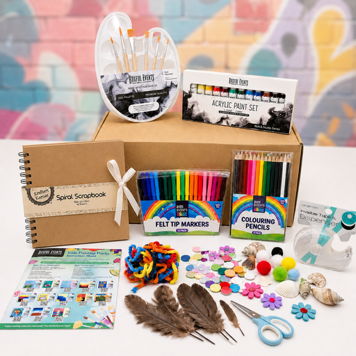 Kids Craft & Painting Box | 13 Creative Projects - Boxful Events
