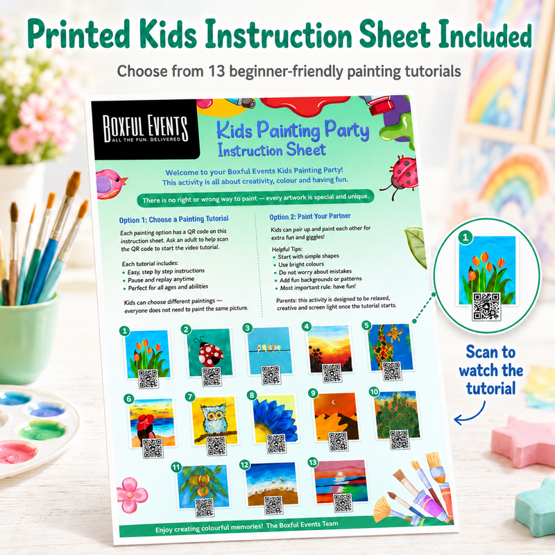Kids Painting Kit - Boxful Events