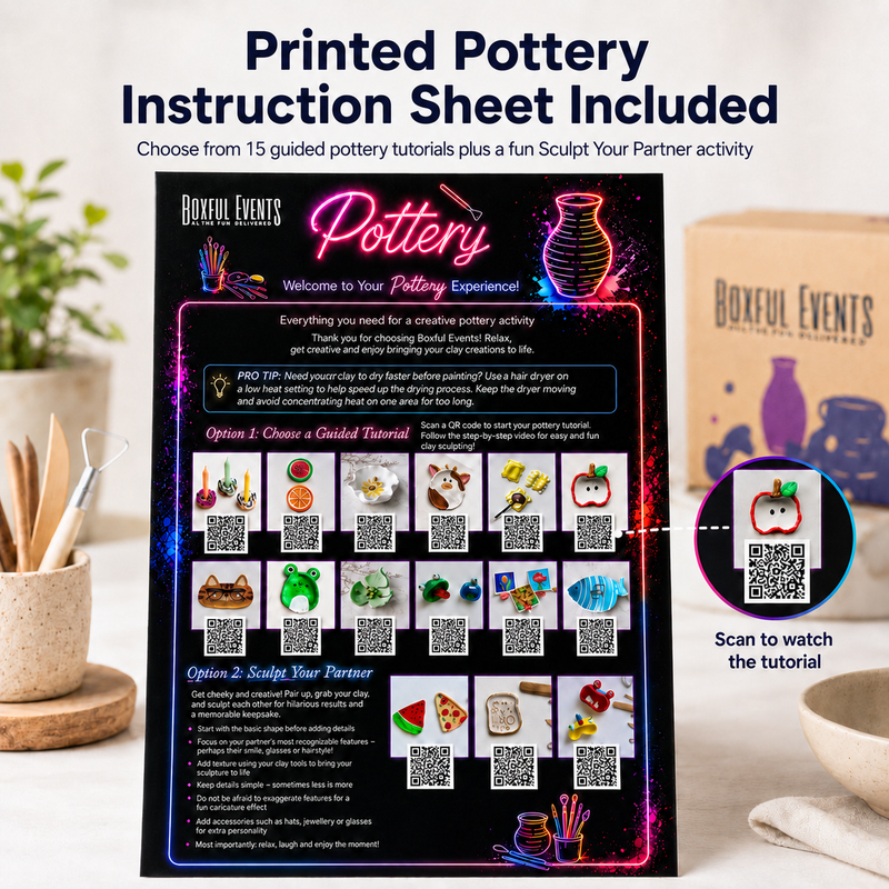 Kids Pottery Kit - Boxful Events