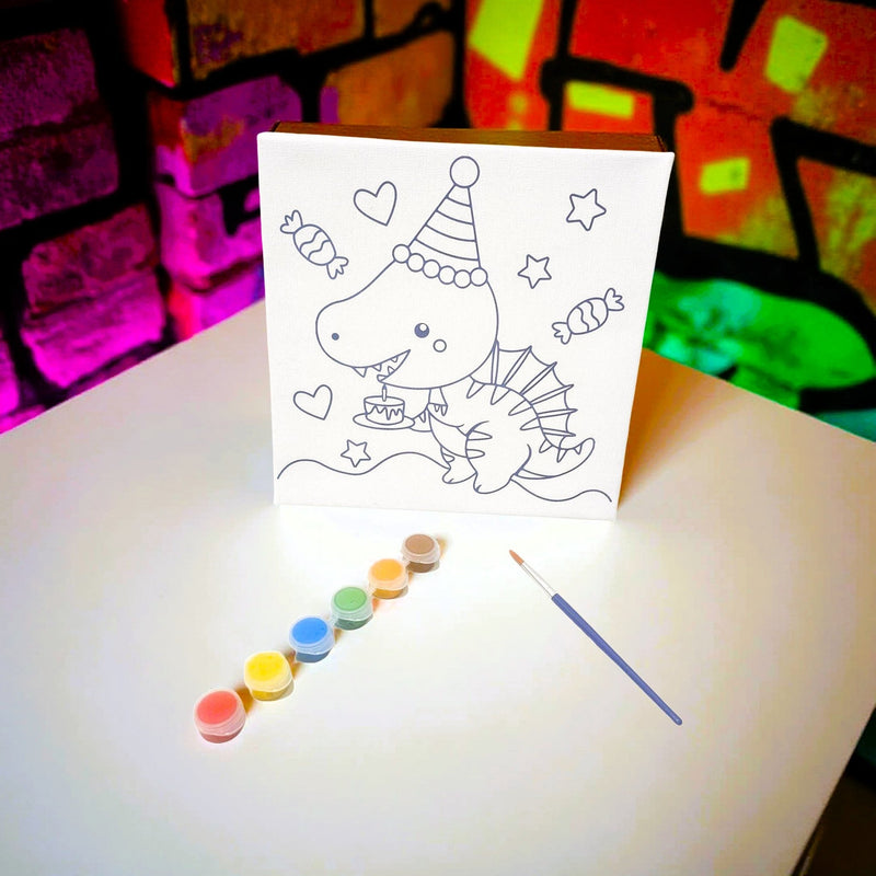 🎨 Kids Printed Painting Kit – Party - Perfect Creative Fun (Ages 3+) - Boxful Events
