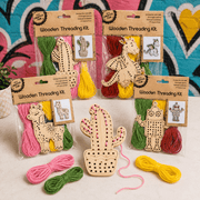 Kids Wooden Threading & Lacing Kit - Boxful Events