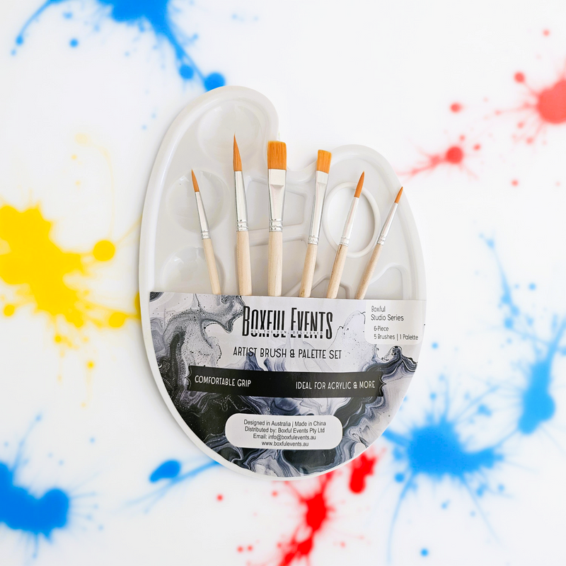 Kids Craft & Painting Box | For 2 Kids | 13 Creative Projects | Ages 5–11