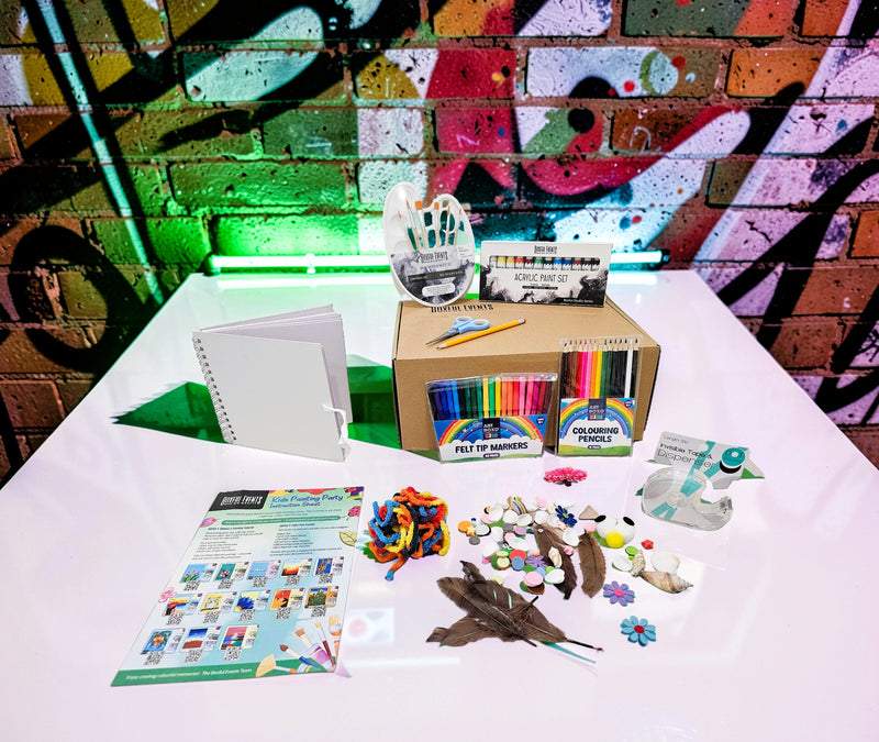 Kids Craft & Painting Box  | 13 Creative Projects
