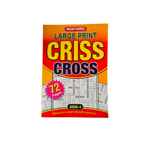 Large Print Crossword Book: A4 size (2 books to choose from!) - Boxful Events