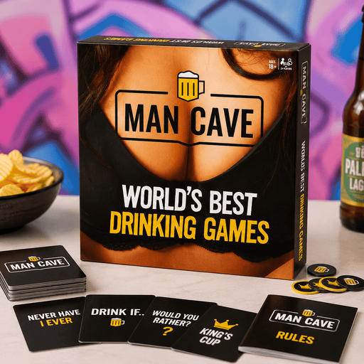 Man Cave Drinking Games for Adults | 23 Party Games - Boxful Events
