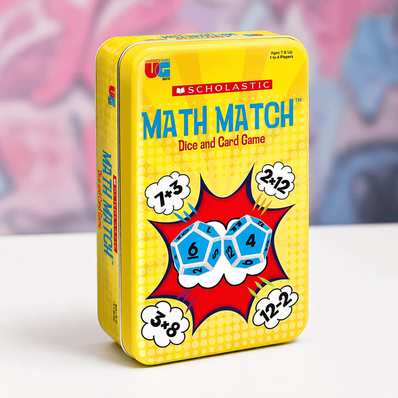 Math Match Mental Maths Dice & Card Game for Kids - Boxful Events