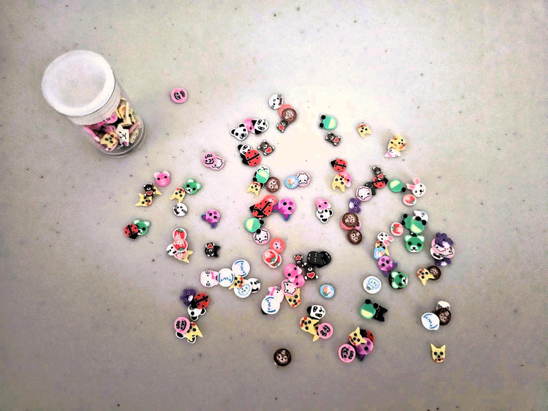 Mini Clay Fillers – Cute Clay Sprinkles (2g Each) - Boxful Events