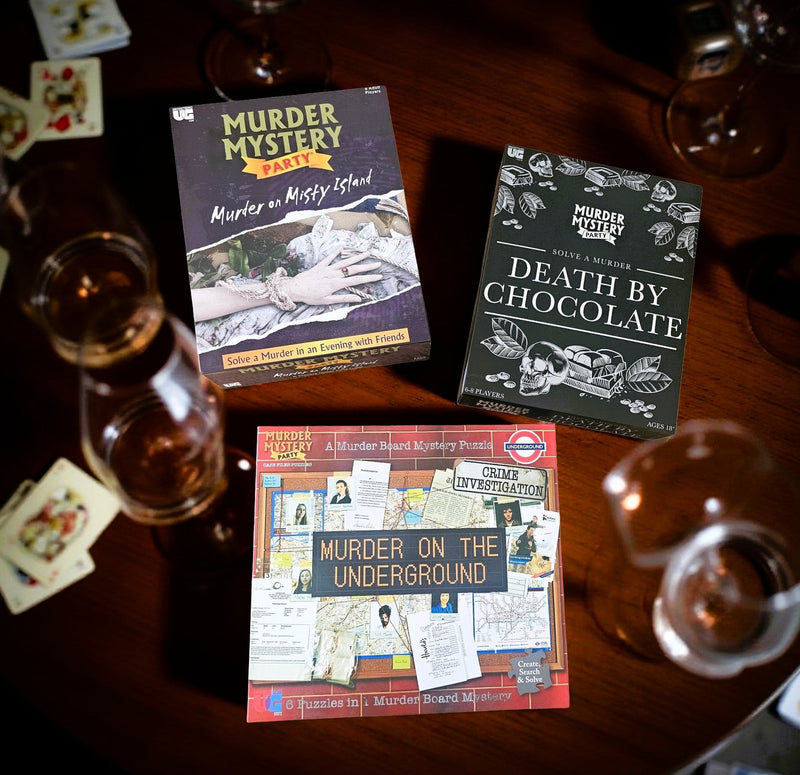 🎭 Monthly Murder Mystery Subscription – Solve a New Case Every Month (Free Shipping!) - Boxful Events