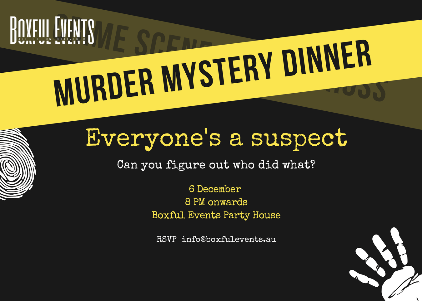 Murder Mystery Party & Escape Room at Home | Host Your Own Mystery Night by Boxful Events