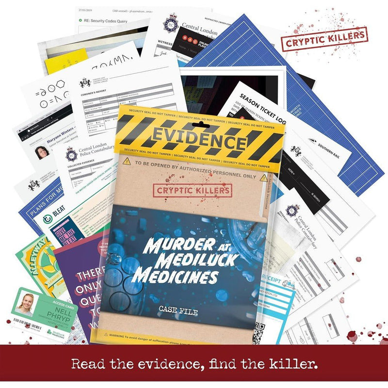 Murder at Mediluck Medicines - Boxful Events