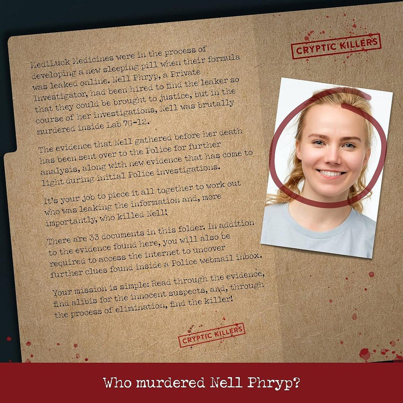 Murder at Mediluck Medicines - Boxful Events