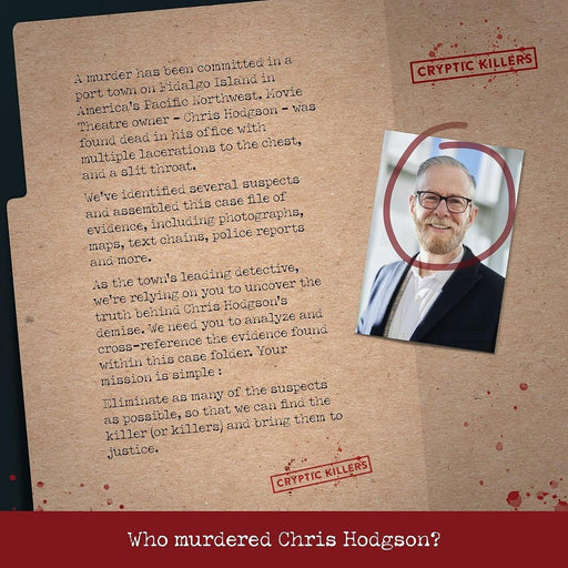 Murder at the Movie Theater – Detective Case File Murder Mystery Game | Medium Difficulty | Approx. 2 Hours | 1–6 Players - Boxful Events