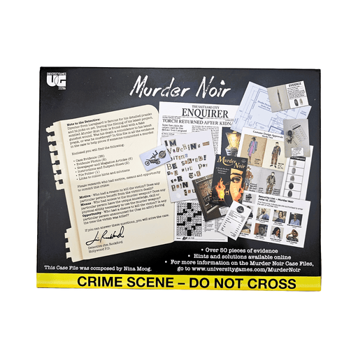Murder Noir – Hollywood Murder Mystery Case File | Detective Evidence Game - Boxful Events