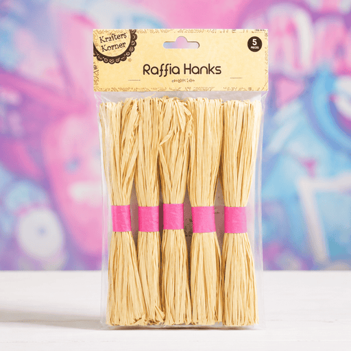 Natural Raffia Hanks – 5 Pack - Boxful Events