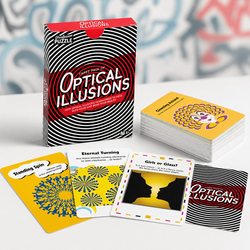 Optical Illusion Cards - Boxful Events