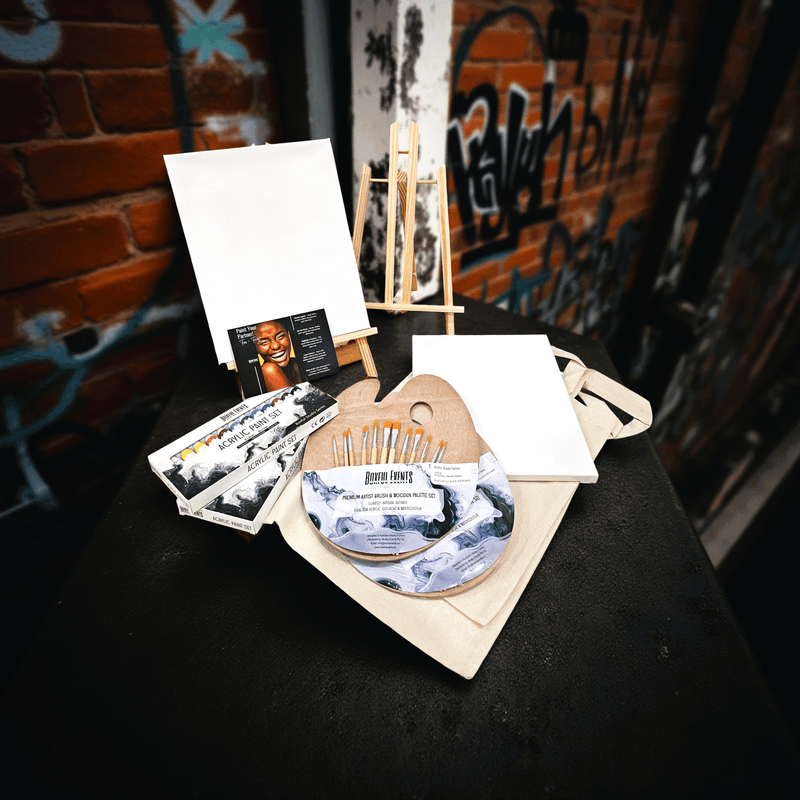 Paint and Sip at Home Kit – DIY Painting Experience with Wine | Australia - Wide Delivery - Boxful Events