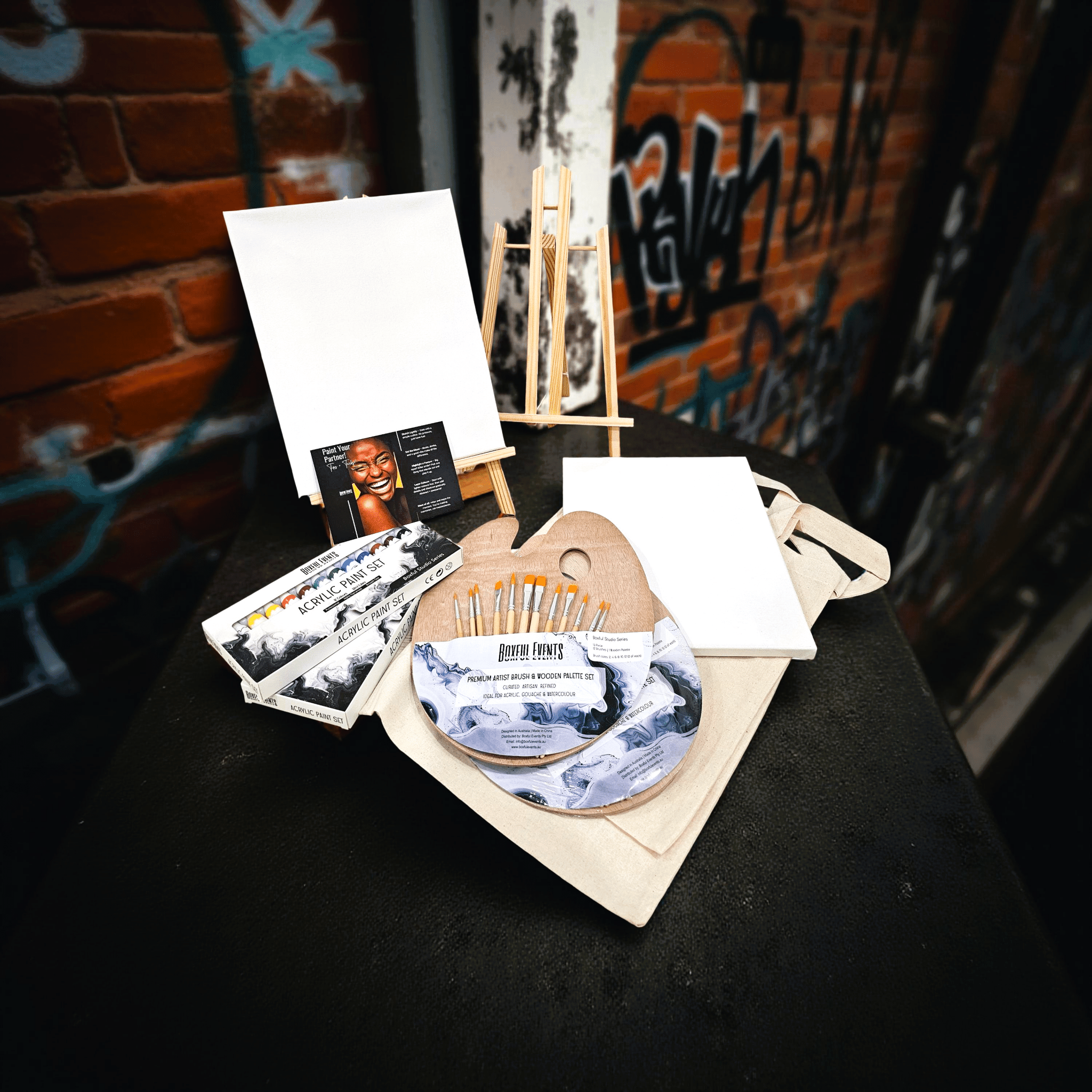 Paint & Sip Kits at Home Australia | Paint Your Partner, Hens & Team ...