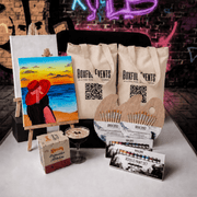 Paint & Sip At Home with Espresso Martinis | For 2 People | Free Shipping - Boxful Events