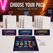 Paint & Sip Canvas Refill Pack | Free Shipping - Boxful Events
