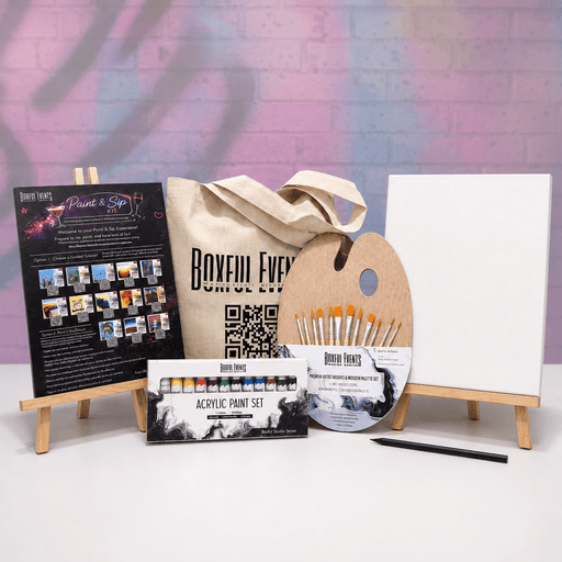 Paint & Sip Event Kits 🎨🍷 - Boxful Events