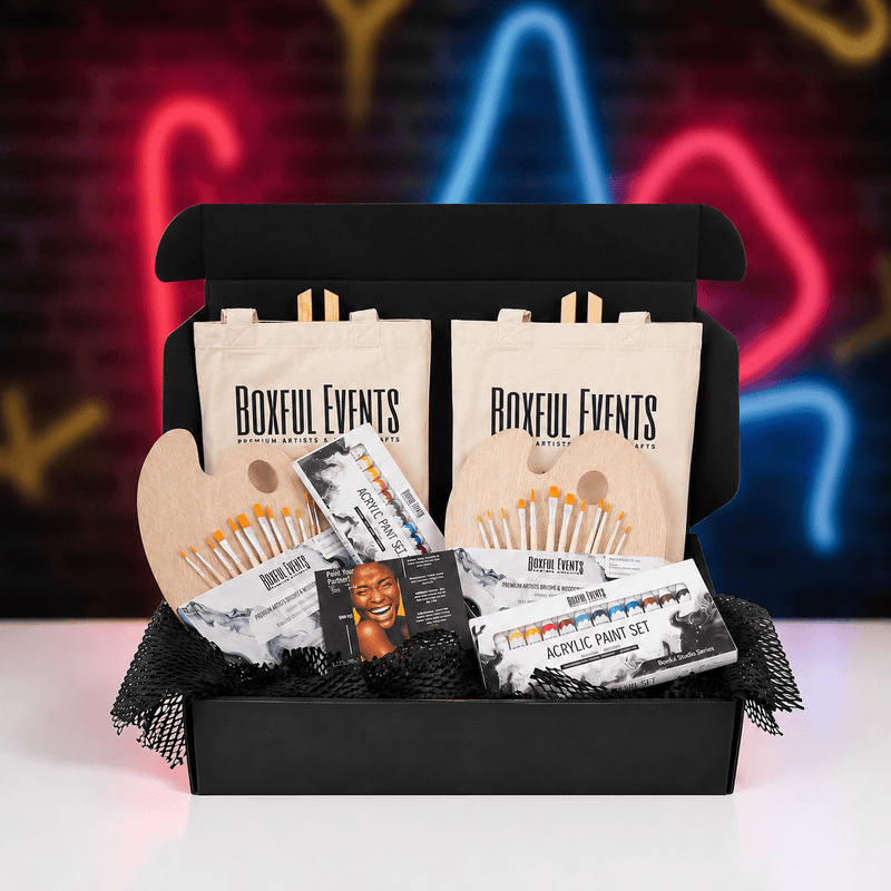 Paint Your Partner Kit | For 2 People | Free Shipping - Boxful Events