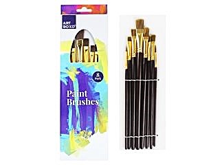 Premium 8-Pack Artist Paint Brushes