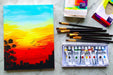 Painting Video Tutorial: step by step video tutorial to paint the perfect sunset! - Boxful Events