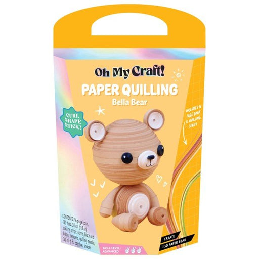 Paper Quilling Bella Bear Kit – DIY Craft Gift & Relaxing Screen - Free Activity | All - Inclusive Quilling Set Australia - Boxful Events
