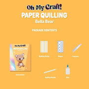 Paper Quilling Bella Bear Kit – DIY Craft Gift & Relaxing Screen - Free Activity | All - Inclusive Quilling Set Australia - Boxful Events