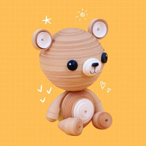 Paper Quilling Bella Bear Kit – DIY Craft Gift & Relaxing Screen - Free Activity | All - Inclusive Quilling Set Australia - Boxful Events
