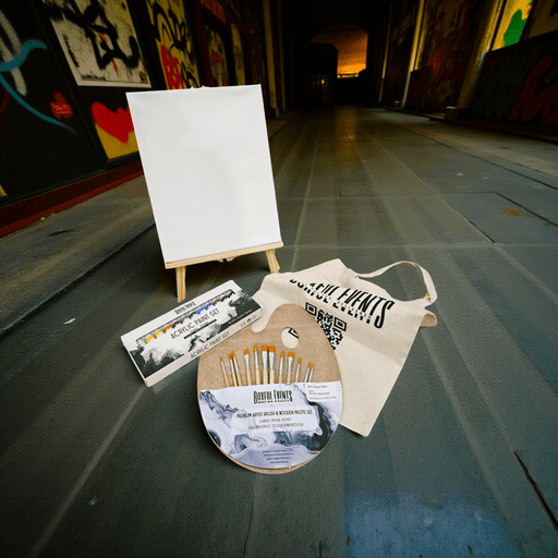 Premium Adult Painting Kit – DIY Paint and Sip Set with Canvas, Brushes & Paints (Australia - Wide Delivery) - Boxful Events