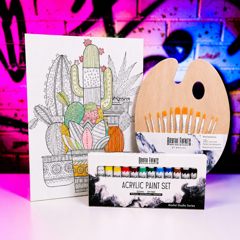 Printed Painting Kit - Boxful Events