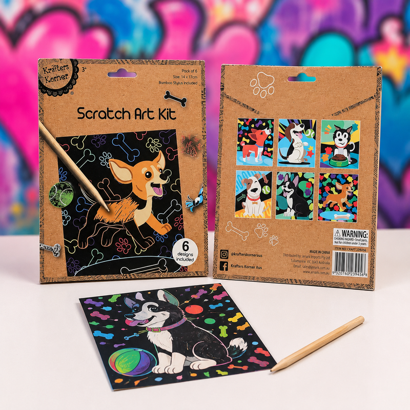Scratch Art Activity Kit - Boxful Events