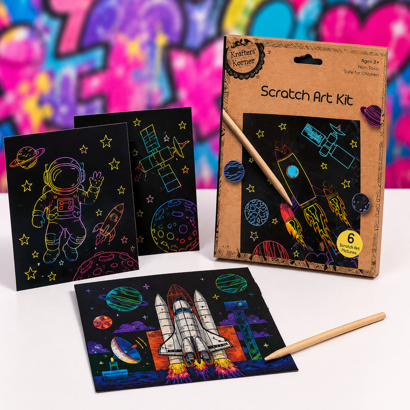 Scratch Art Activity Kit - Boxful Events