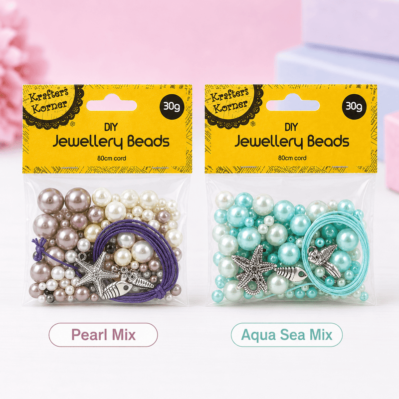 Sea-Themed Necklace Making Kit - Boxful Events