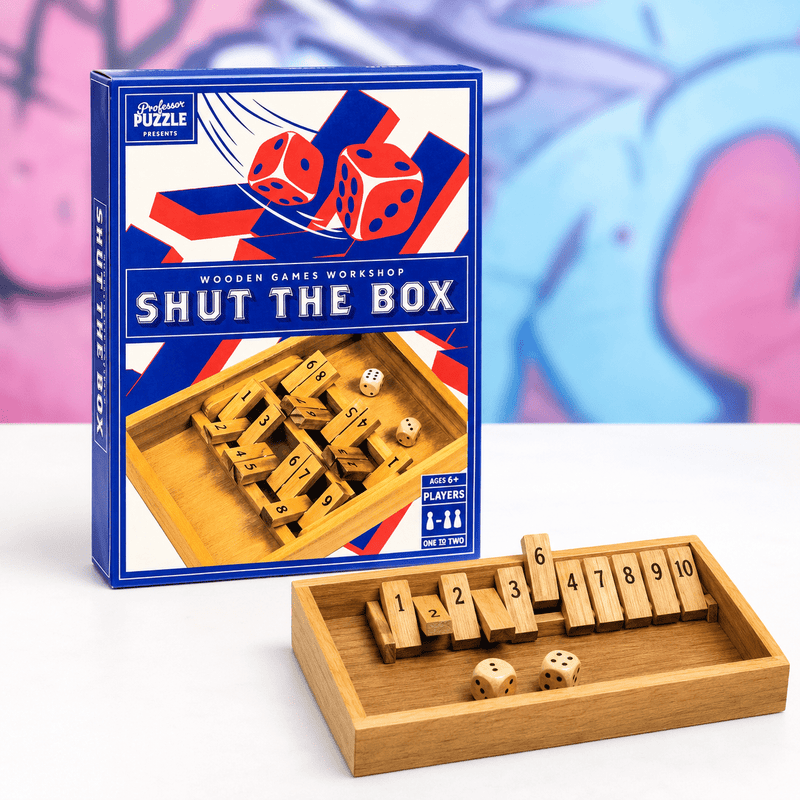 Shut the Box Wooden Dice Game - Boxful Events