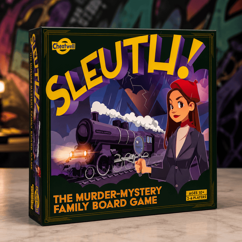Sleuth! Murder Mystery Family Board Game - Boxful Events