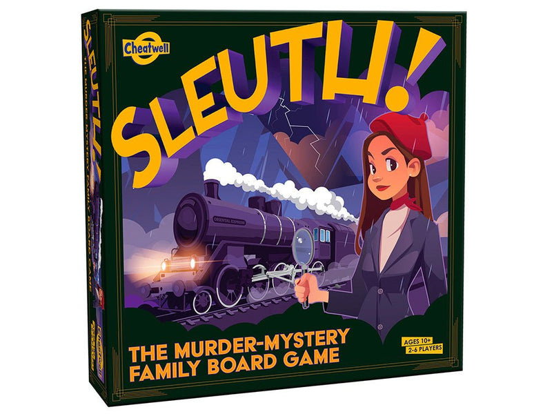 Sleuth! Murder Mystery Family Board Game | Detective Crime Game | Ages 10+ - Boxful Events