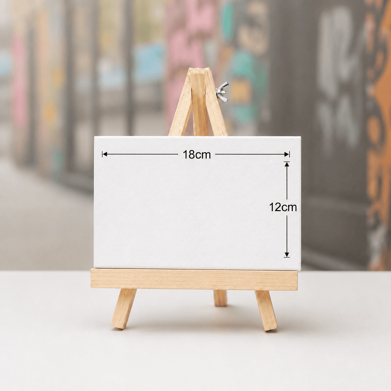 Small Canvas with Easel | 18 × 12cm - Boxful Events