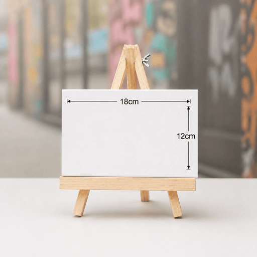 Small Canvas with Easel | 18 × 12cm - Boxful Events