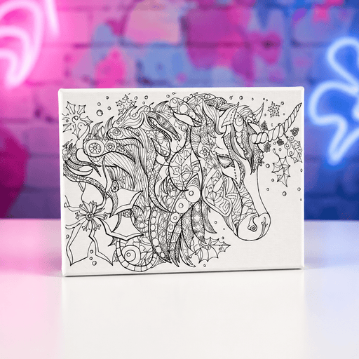 Small Printed Canvas | Dolphin, Unicorn or Butterflies - Boxful Events