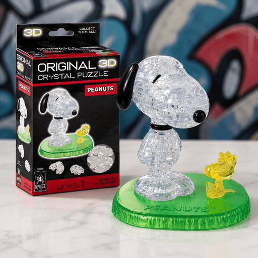 Snoopy & Woodstock 3D Crystal Puzzle | 40 Pieces - Boxful Events