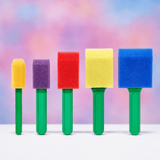 Sponge Paint Brushes | 5 Pack - Boxful Events