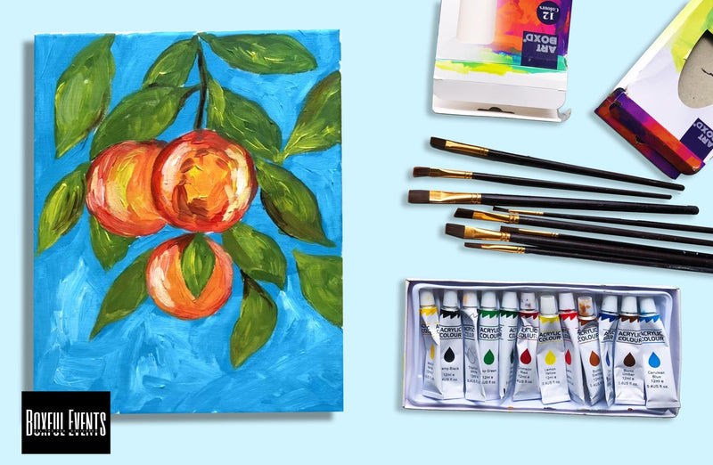 Step - by - Step Painting Tutorial – Paint an Orange - Boxful Events